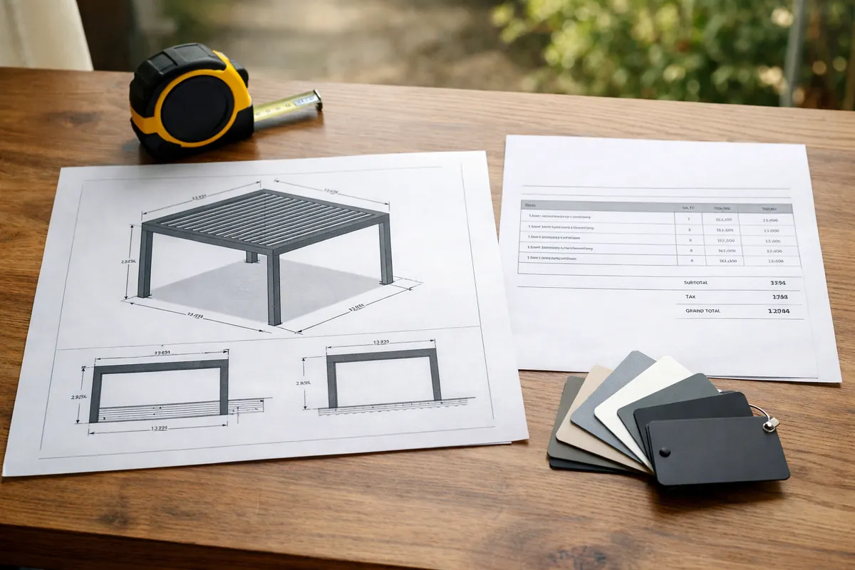 Prix d'une pergola bioclimatique