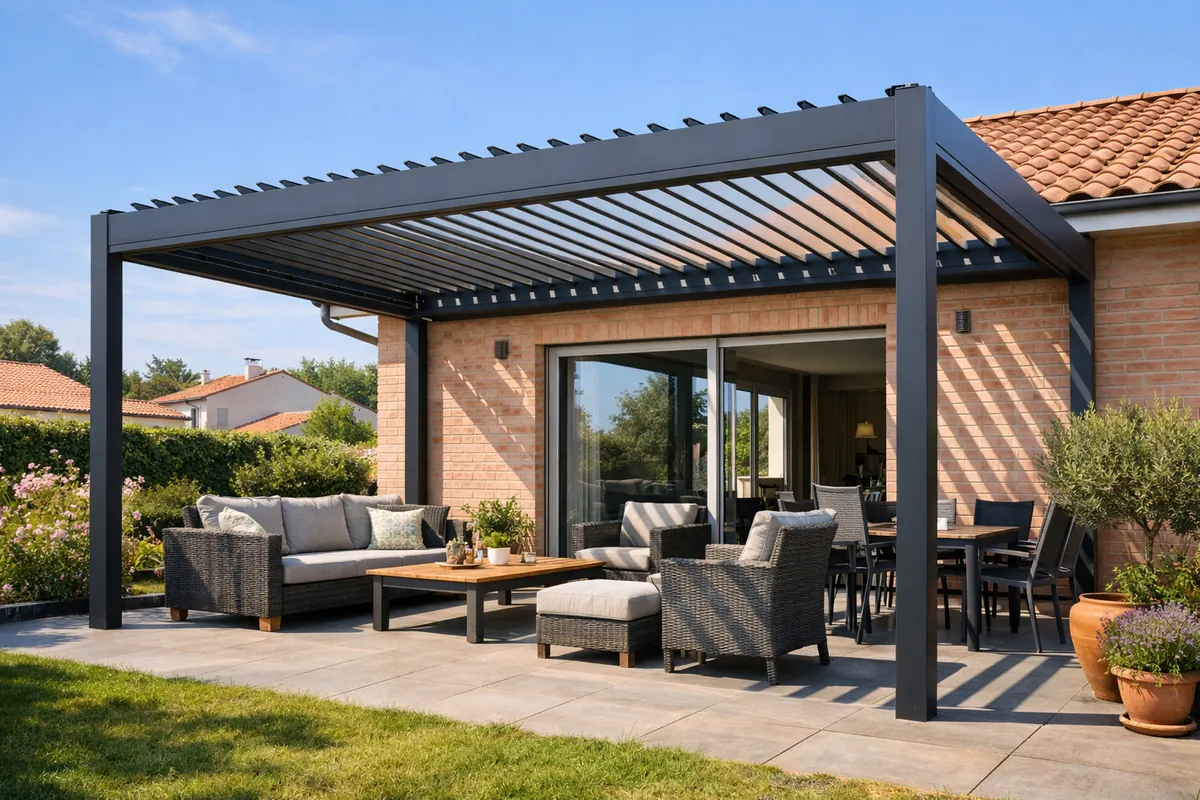 Pergola bioclimatique